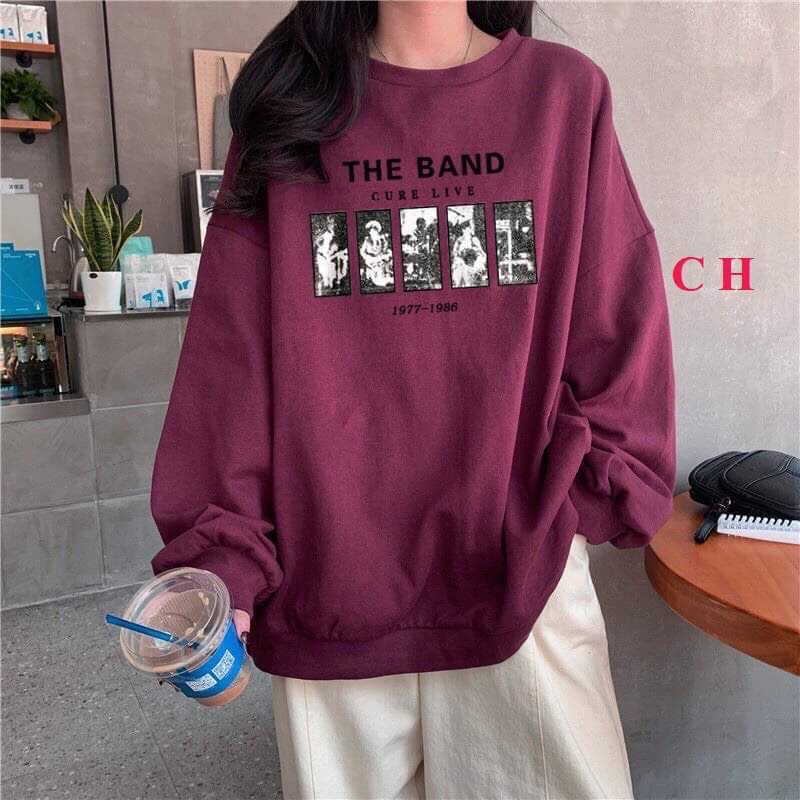 Áo Nỉ Cotton Karo [FREESHIP] Sweater form rộng tay bồng, thun merry christmas cá tính Ulzzang Unisex
