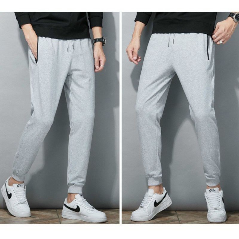 Quần jogger nam chất liệu nỉ, túi khoá kéo 2 bên thời trang cá tính
