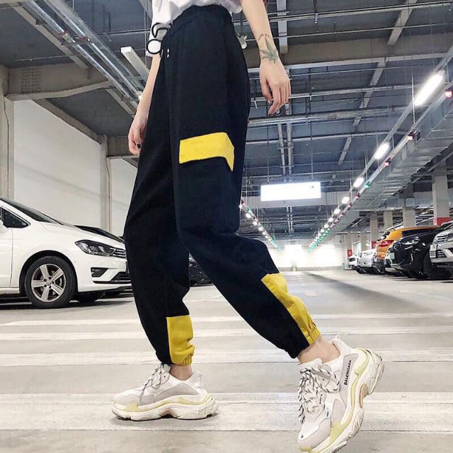 FREESHIP 50K - QUẦN KAKI JOGGER TÚI HỘP UNISEX PHỐI MÀU NAM NỮ