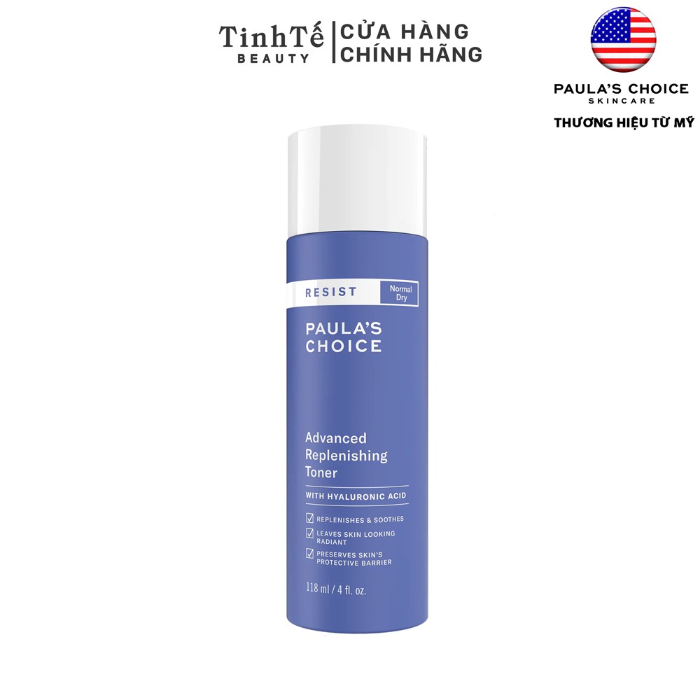 Nước hoa hồng bổ sung chuyên sâu Paula's Choice Resist Advanced Replenishing Toner 118ml