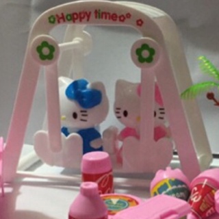 Đồ chơi ngôi nhà hello kitty màu hồng dễ thương