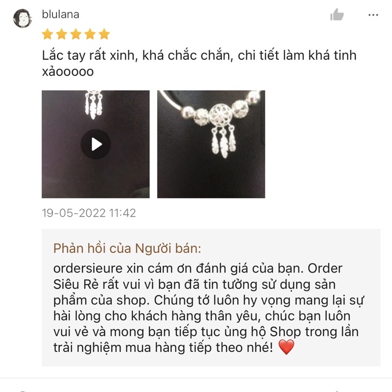 Vòng Tay Lắc Tay Pan Bạc 999 G413