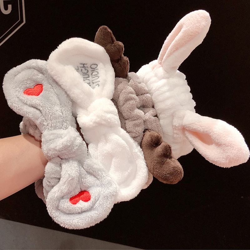 Băng Đô Co Giãn Hàn Quốc Băng Đô Tai Mèo San Hô Đáng Yêu Băng Đô Lông Cừu