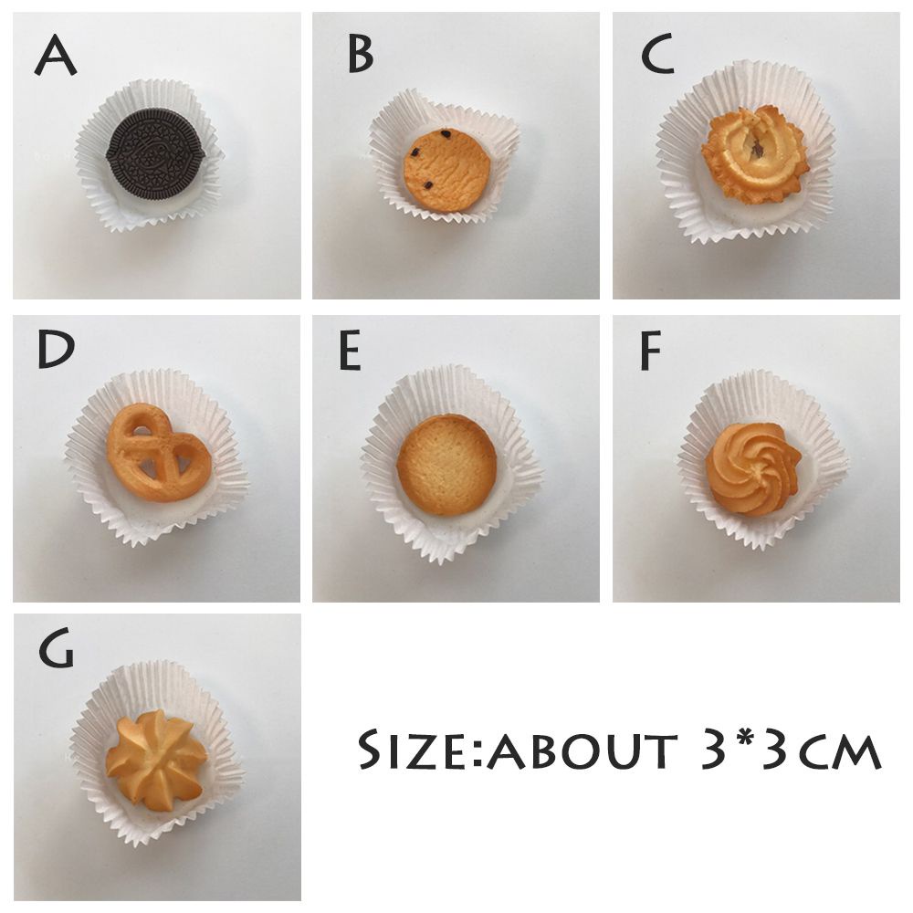 Kẹp Tóc Hình Bánh Quy 3d Dễ Thương Cho Nữ