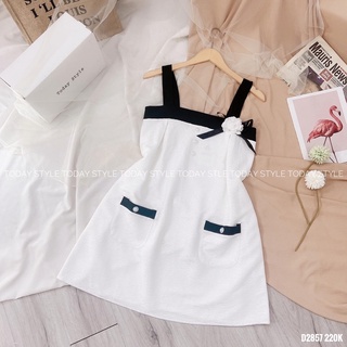 Đầm babydoll gấm