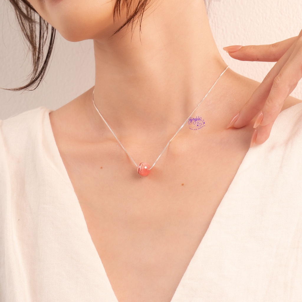 Dây Chuyền Xỏ Ngang Nhiều Màu Đá Thiên Nhiên Mang Năng Lượng SP002583 Gypsy.lala