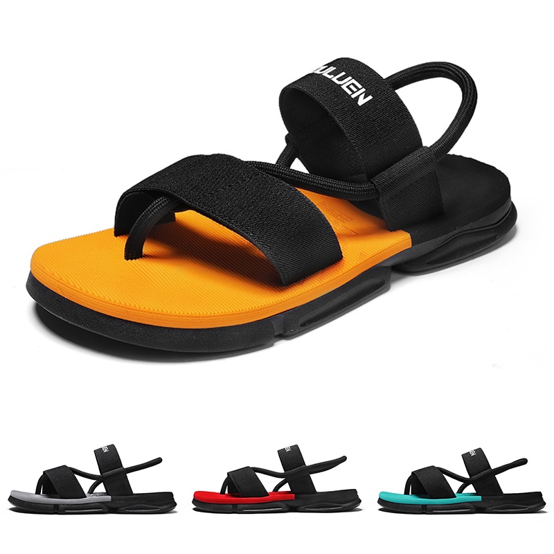 Thời Trang Giày Sandal Đế Bằng Chống Trượt Thoáng Khí Dành Cho Nam
