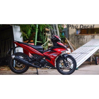 Tem rời Exciter 150 Mx Đỏ Nhám