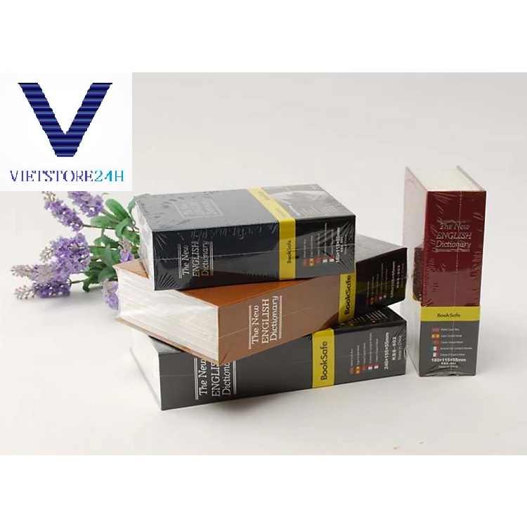 KÉT SẮT HÌNH QUYỂN SÁCH 18x11.5x5.5cm và 24 x 15.5 x 5.5 cm