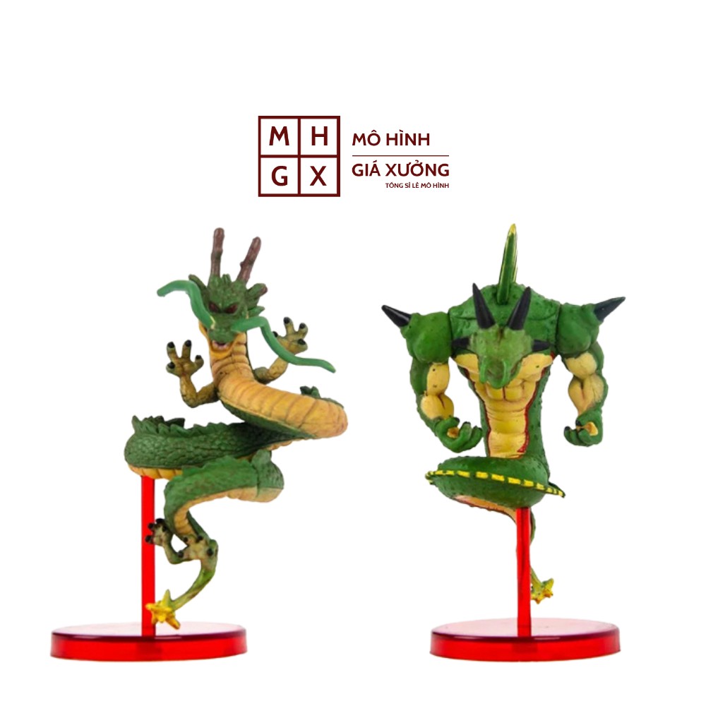 Mô hình Rồng Shenron và Porunga - Cao 9cm , Có Thể Làm Móc Chìa Khóa - Tượng Figure Songoku Dragonball