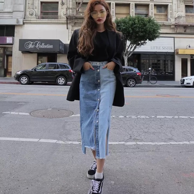 Chân váy xinh mix màu cá tính (order)❤️❤️❤️