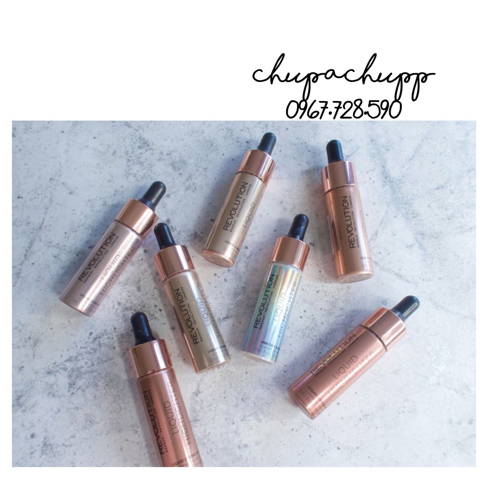 Kem bắt sáng Highlight Makeup Revolution liquid dạng lỏng