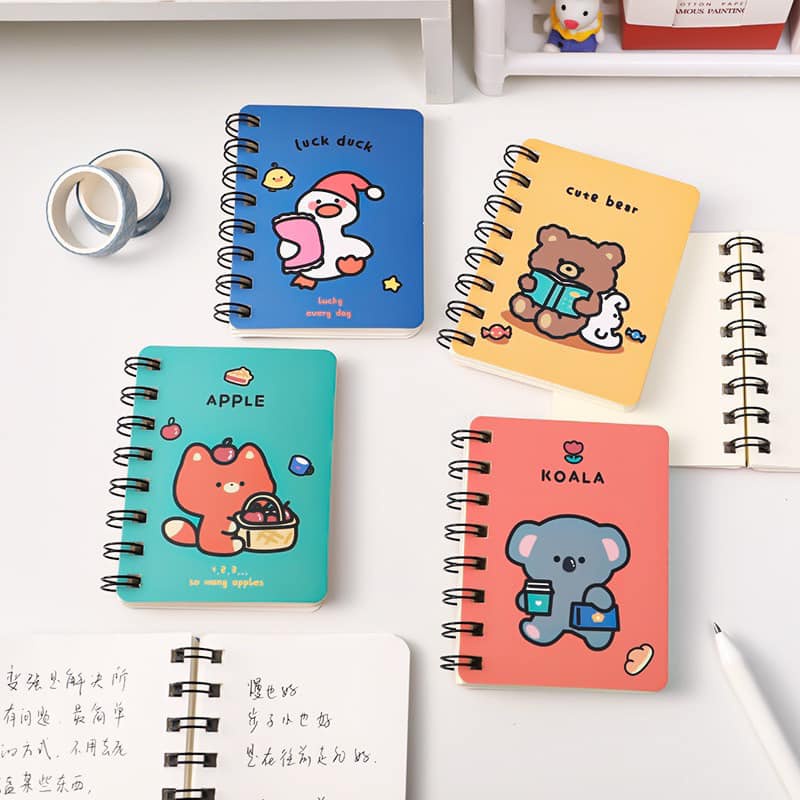 [Sale sốc] Sổ lò xo A7-Sổ 80 trang- Bobu shop-Giao hình ngẫu nhiên