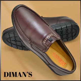 Giày lười nam cao cấp - Giầy công sở da bò thật nguyên tấm, đế cao su DIMAN'S - DS06N (bảo hành 5 năm)