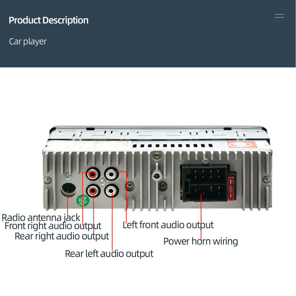 MAG Máy Nghe Nhạc MP3 FM / USB / AUX Rảnh Tay Tích Hợp Bảng Điều Khiển Dành Cho Xe Hơi