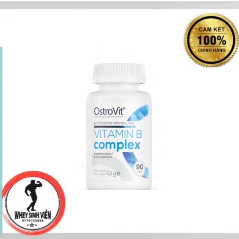 Viên Bổ Sung Vitamin B Tổng Hợp Ostrovit Vitamin B Complex 90 Viên tại WHEYSINHVIEN.COM