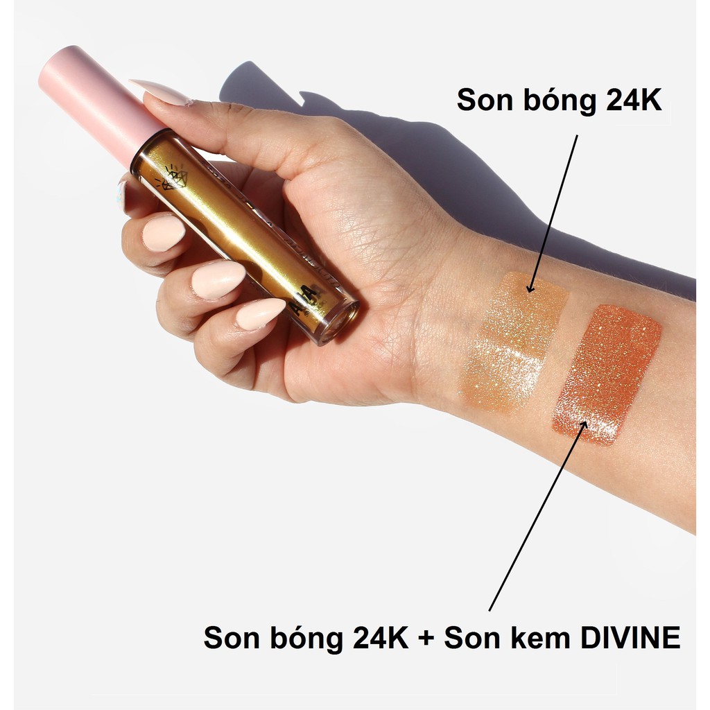 [Bill Mỹ] Son bóng có nhũ AOA Diamond Lipgloss / Shopmissa | BigBuy360 - bigbuy360.vn
