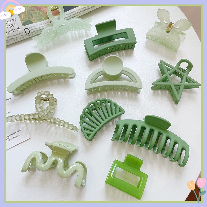 Kẹp Tóc Càng Cua Bằng Acrylic Nhiều Màu Sắc Thời Trang Cho Nữ