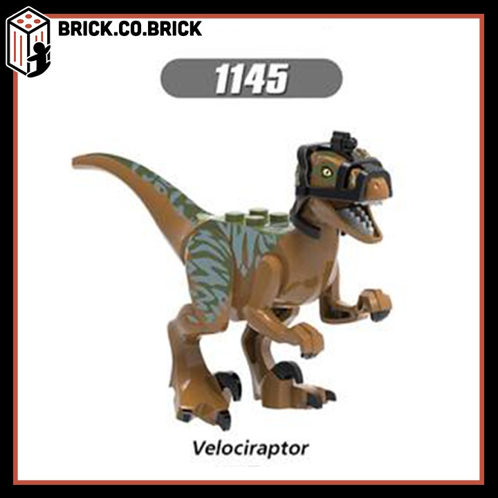 Dinosaurs Jurassic Park Đồ chơi lắp ráp Mô hình Khủng long- Tyrannosaurus Thế giới động vật X0243