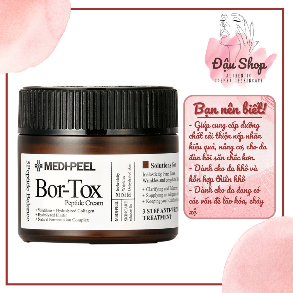 Kem dưỡng da căng bóng MEDI-PEEL BOR-TOX PEPTIDE CREAM