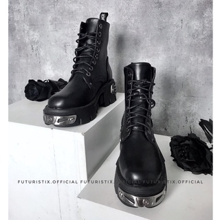 Giày bốt combat, boot da mềm cao cấp siêu hottrend Futuristix - G071