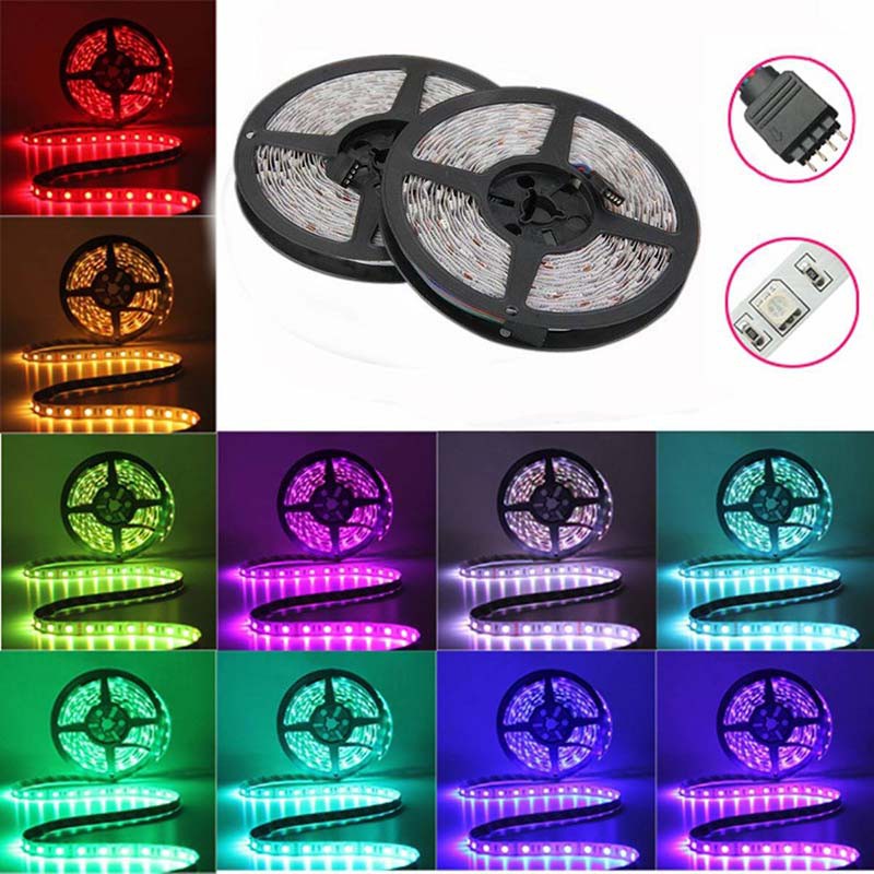 Thanh đèn led 5m rgb 300 5050 led dc12v chất lượng cao