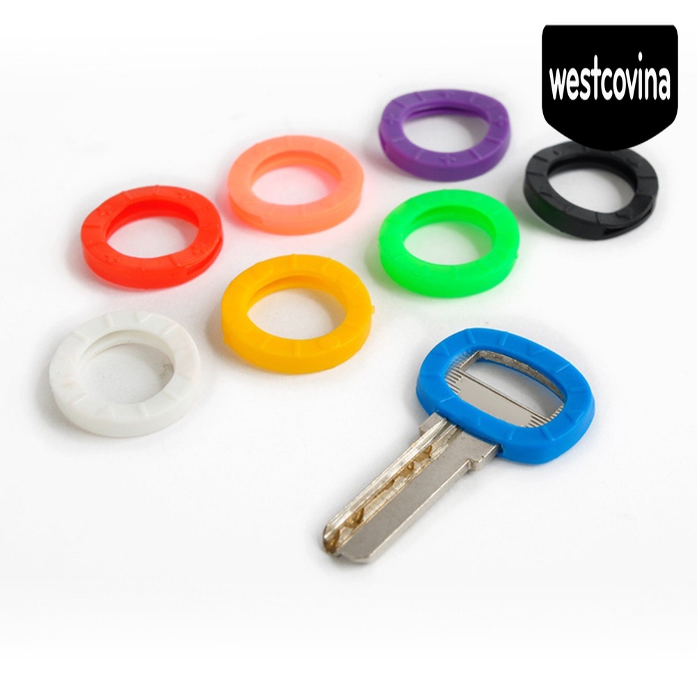[Hot]☀ Bộ 24 Vỏ Bọc Chìa Khóa Bằng Silicon Thời Trang
