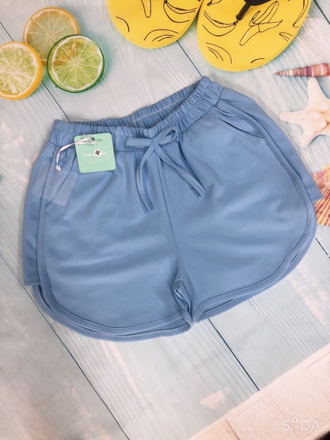 quần short nữ chạy viền chất siêu mềm