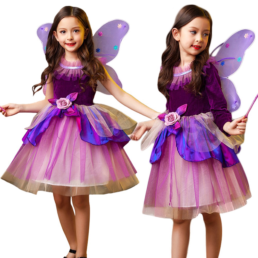Bộ đồ hóa trang 3 món nàng tiên bướm cho bé gái
