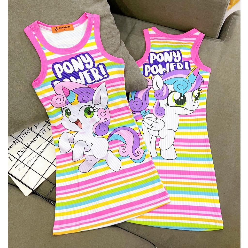 [23-42kg]Đầm body bé gái size đại 8-10 tuổi vải thun gân lạnh Jennie kids J497