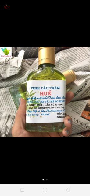 Combo 5 chai dầu tràm Huế hàng chuẩn.