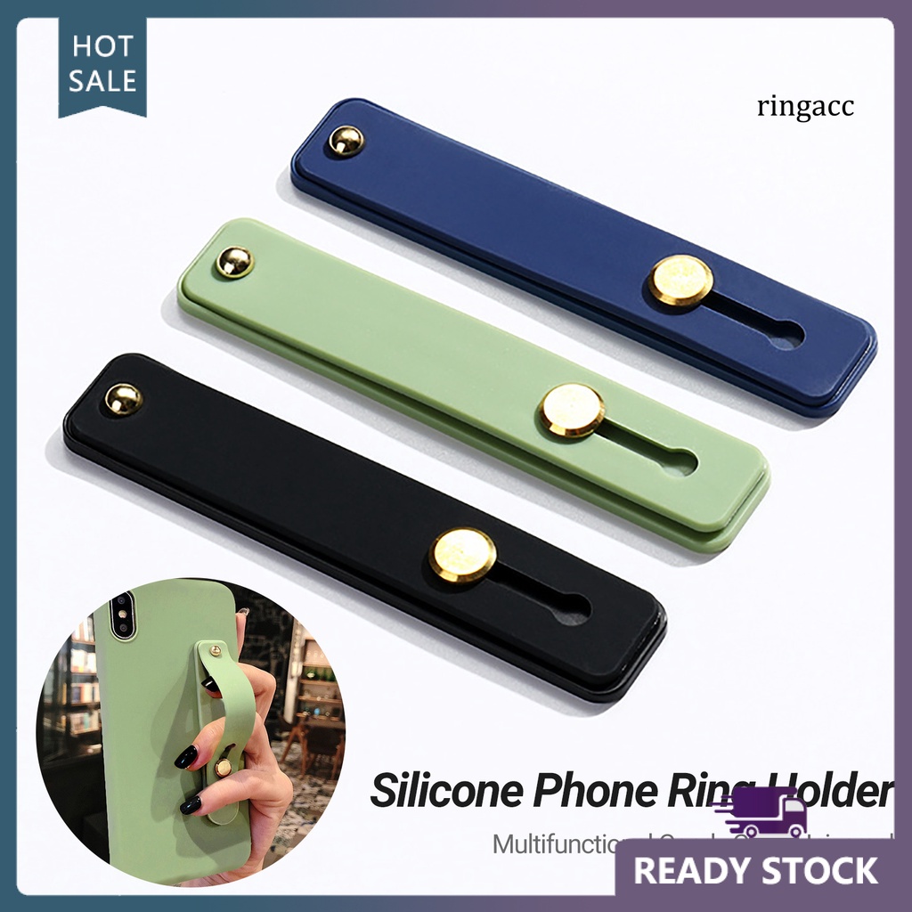 Vòng Nhẫn Đỡ Điện Thoại Bằng Silicon Màu Kẹo Đa Năng