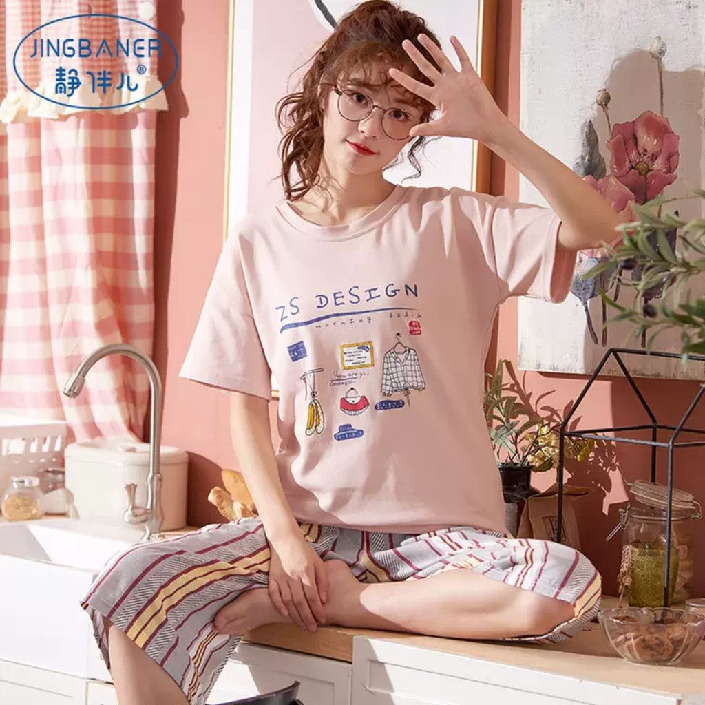 bộ đồ ngủ dễ thương siêu cute xinh xắn phong cách ulzzang