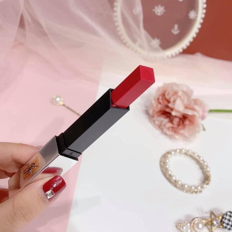 Son YSL Slim 101 Rouge Libre Màu Đỏ Tươi ánh hồng