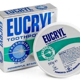 Bột làm trắng răng Eucryl Tooth Powder 50g - Anh