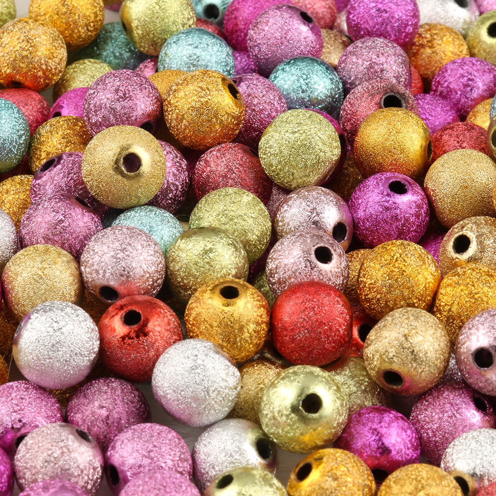 Hạt ngọc trai giả dùng làm phụ kiện trang sức 4mm-12mm