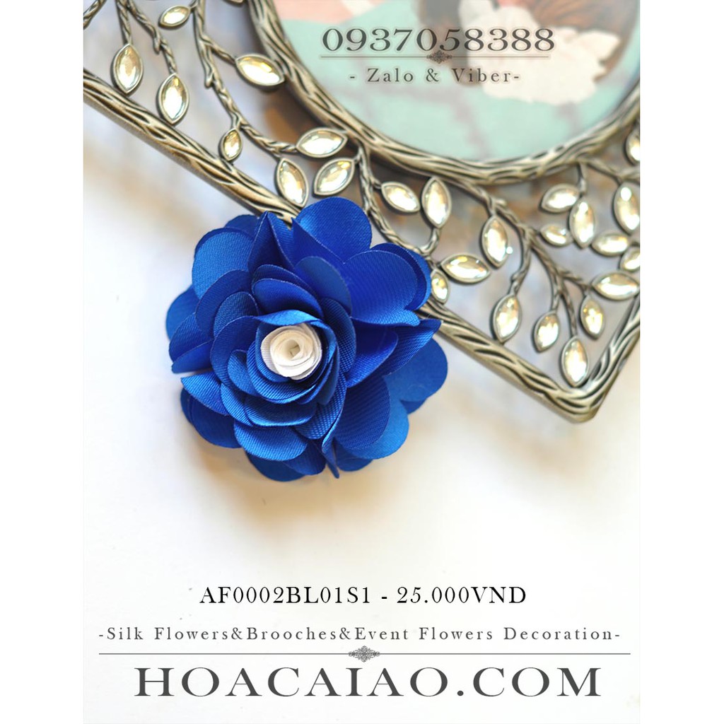 Hoa hồng lụa cài áo AF0002BL01S1