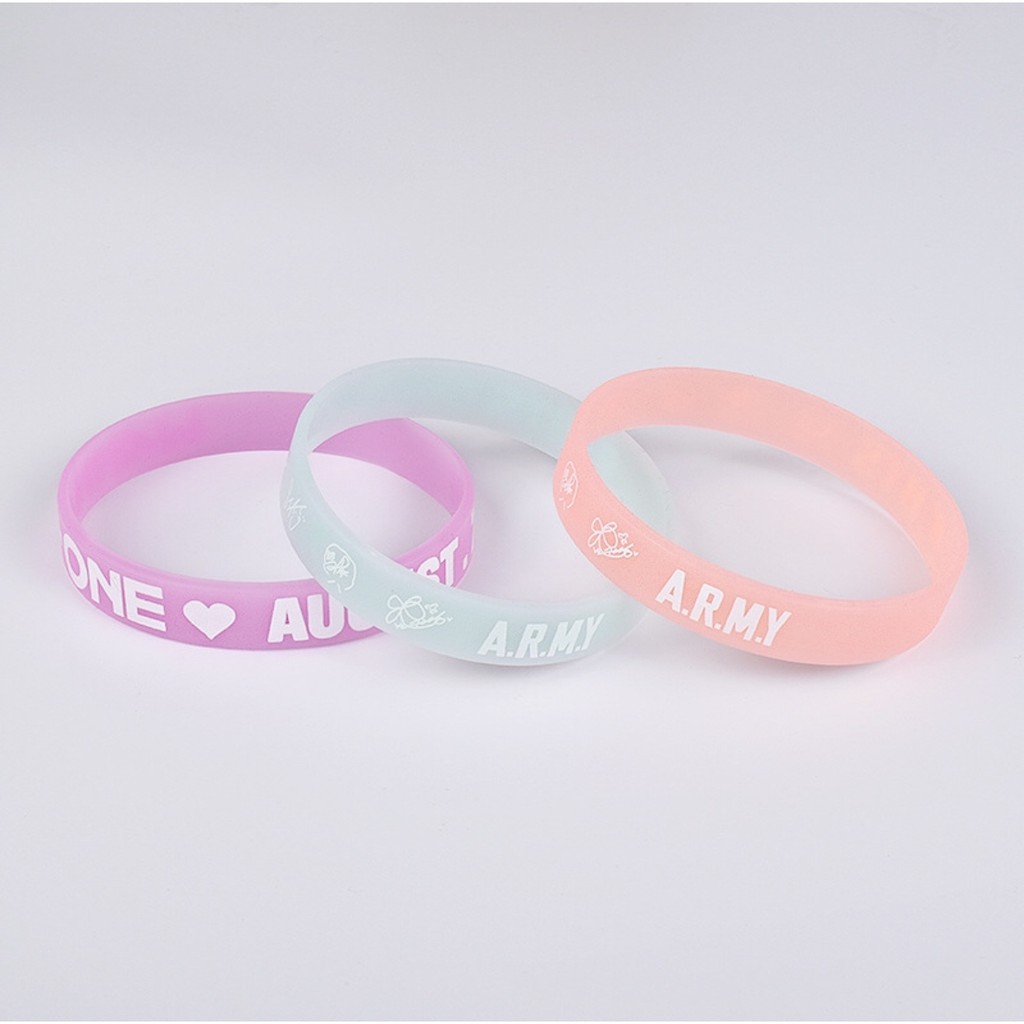 Vòng Tay Silicon BTS cực Đẹp Dễ Thương (màu ngẫu nhiên) | BigBuy360 - bigbuy360.vn