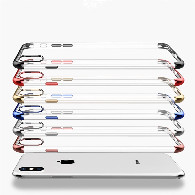 Ốp Điện Thoại Kính Cường Lực Trong Suốt Viền Mềm Kiểu Đơn Giản | BigBuy360 - bigbuy360.vn