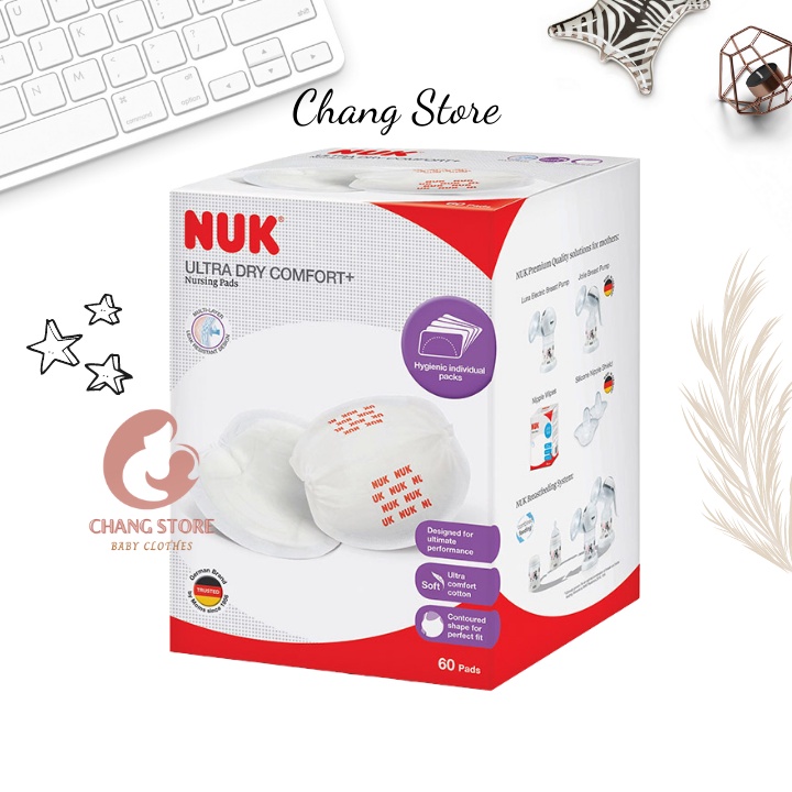Miếng Lót Thấm Sữa Nuk Hộp 60 Miếng