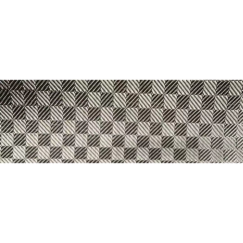 Vải carbon vân ô vuông