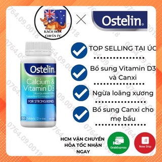 [Hàng ÚC] Ostelin Calcium & Vitamin D3 - Viên uống ngăn ngừa loãng xương người lớn 130 viên