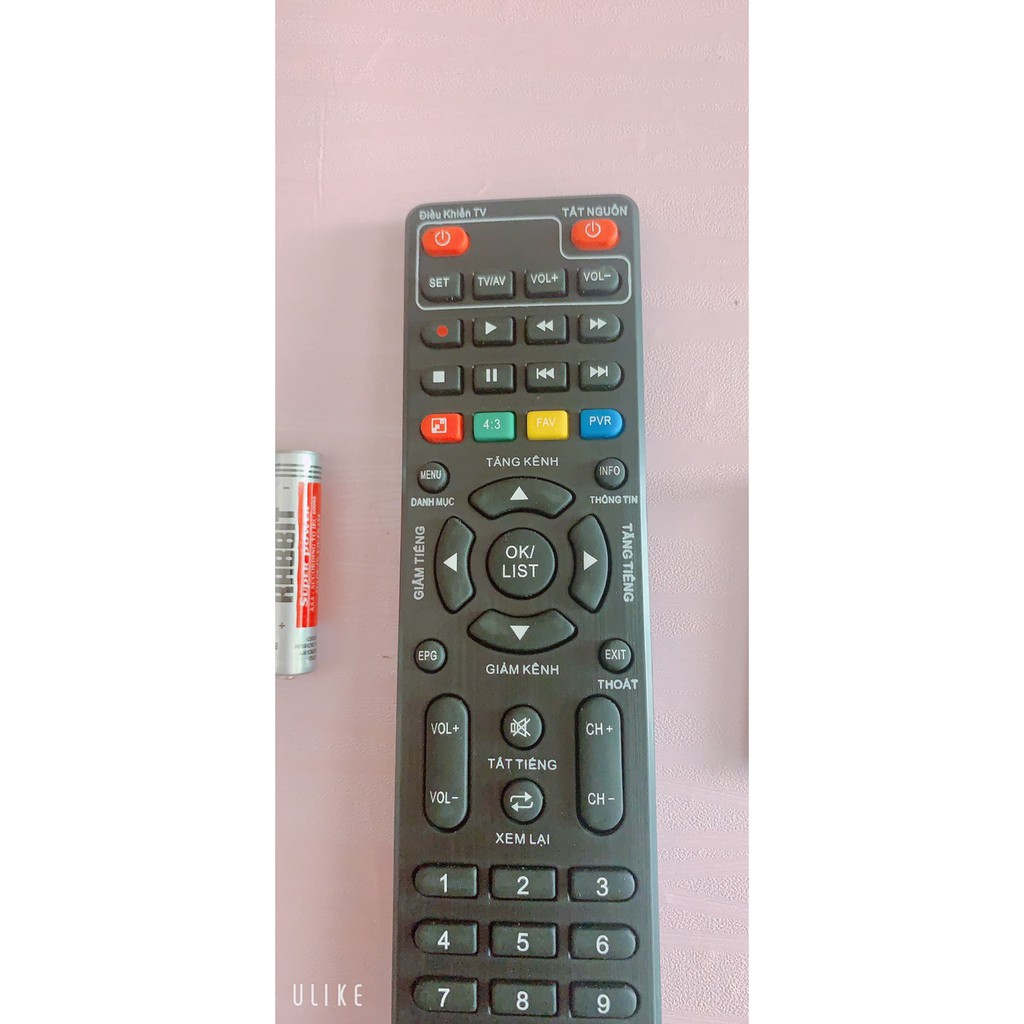 REMOTE ĐIỀU KHIỂN VHM SỬ DỤNG HẦU NHƯ ĐƯỢC CHO ĐẦU THU KTS VINASAT VÀ KTS DVB T2 CÓ CHỨC NANG HỌC LẸNH ĐIỀU KHIỂN TV