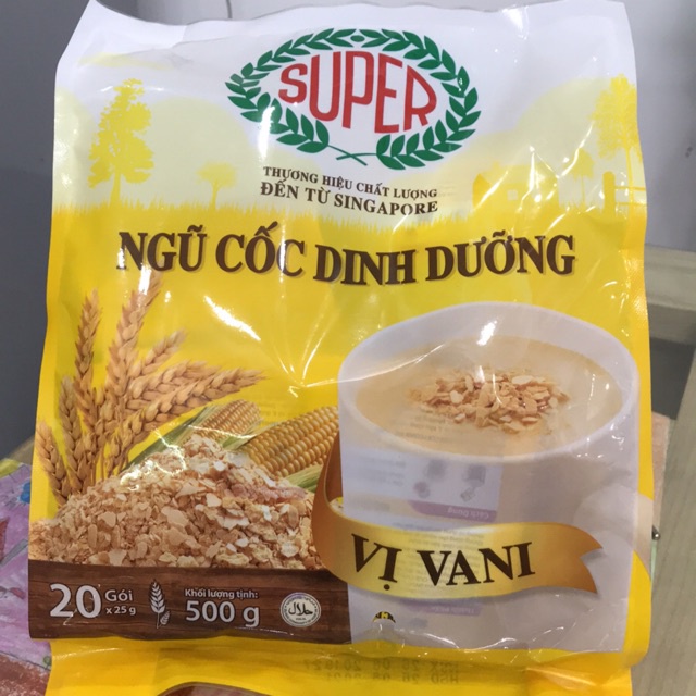 Combo 10 gói Ngũ cốc dinh dưỡng Super 450g( 18gói x20g