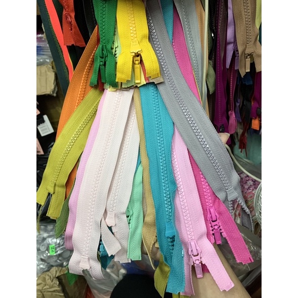 1 sợi Dây kéo áo khoác 40cm răng phao Hkk.