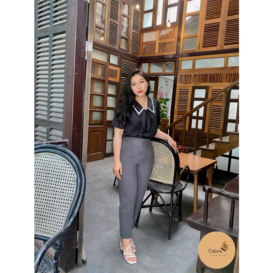 Quần Baggy Bigsize Nữ 60 -100KG Calora siêu xinh , Chất Tuyết Mưa Mền Mịn , Lưng Chun - MÃ QA138