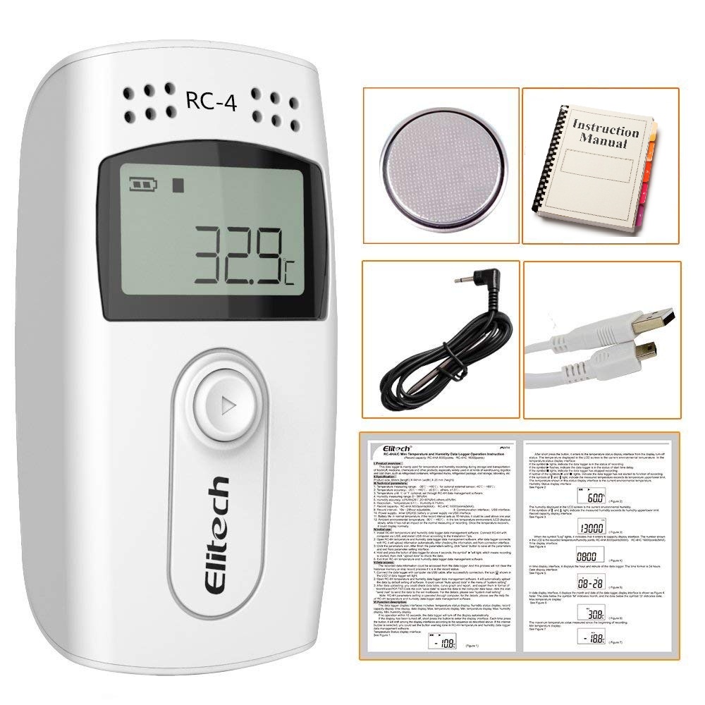 Pin nhiệt ẩm kế RC-4, RC-4HC
