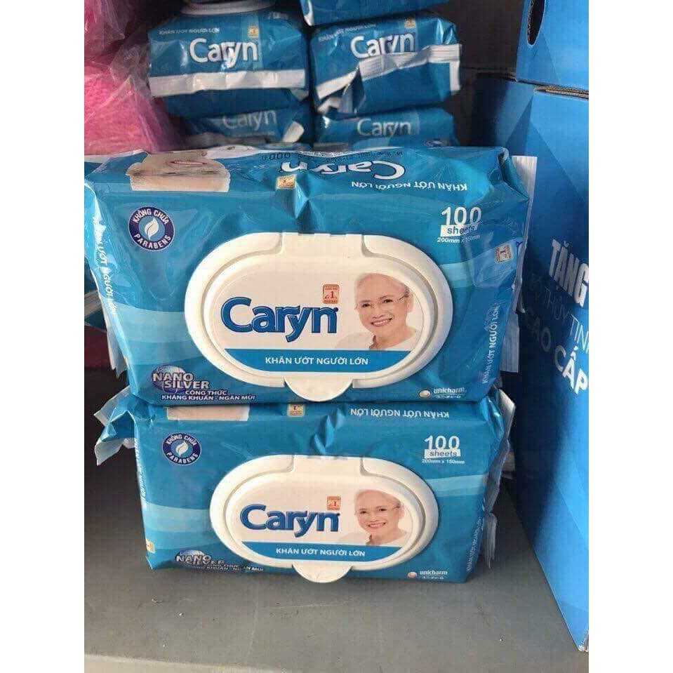 Khăn Ướt Caryn 100 tờ