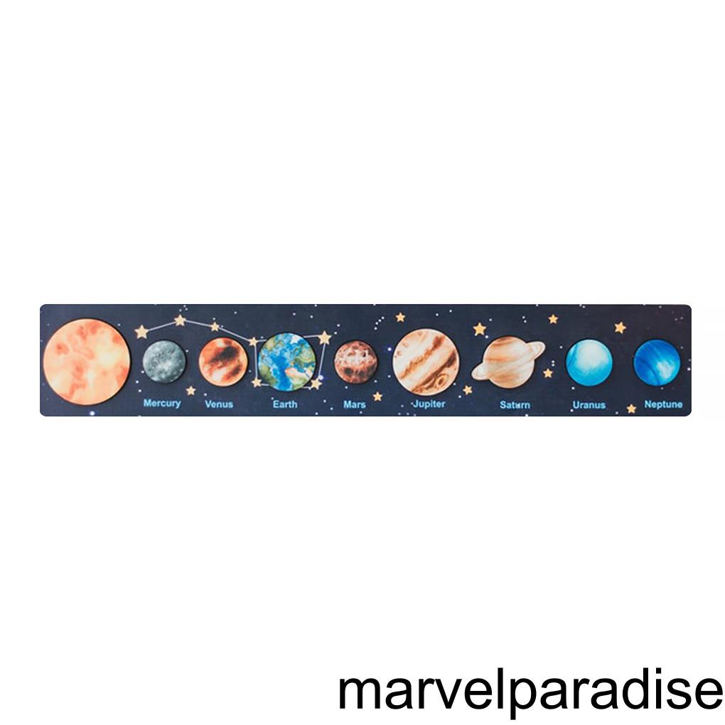 [Mapde] Educational Toy Wood Interactive Toys Preschool Planets Board Training Teaching Learning Plaything Gifts Girls