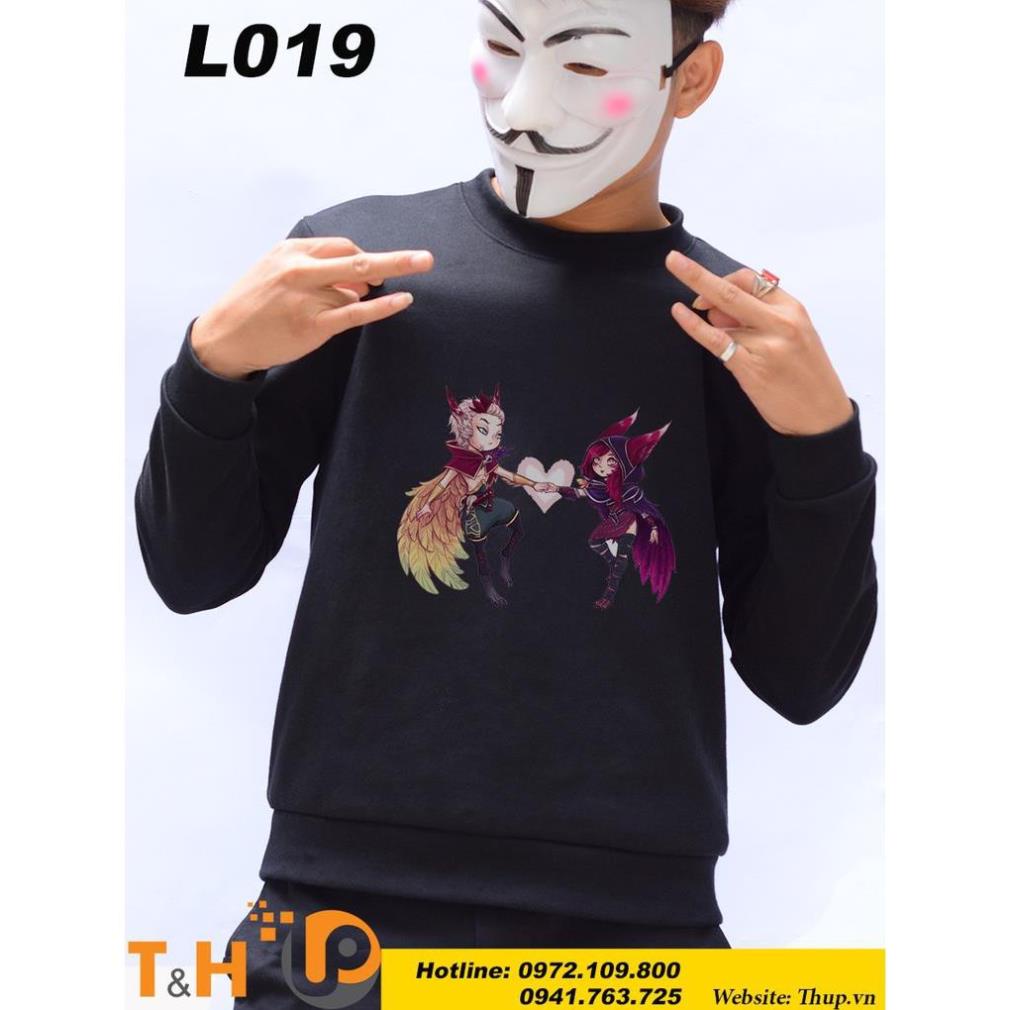 🎁 SALE- Áo game thu đông liên minh huyền thoại in hình rakan 💖